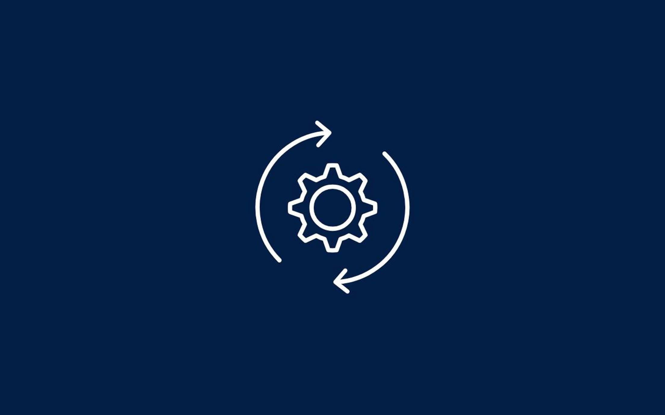 Optimised project efficiency icon