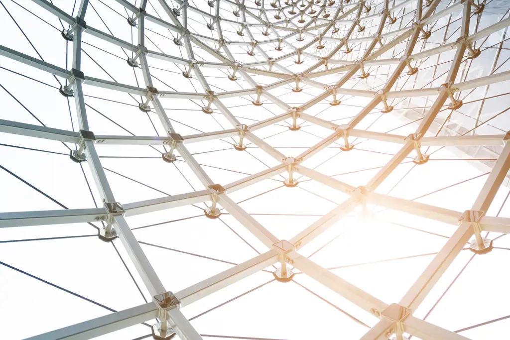 steel structure in sunshine